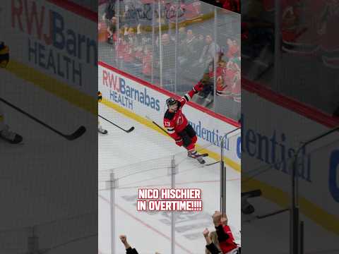 CAP SAID NIGHT, NIGHT. #njdevils #nicohischier #devilsvspredators #captain #NHL #shorts