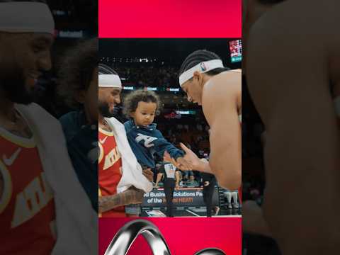 Asa really has a handshake with everyone 🥹😂 #nba #hawks #asanewell #handshake #wholesome