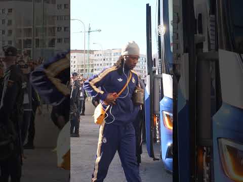 🫡 Our arrival! #OsasunaRealMadrid #RealMadrid