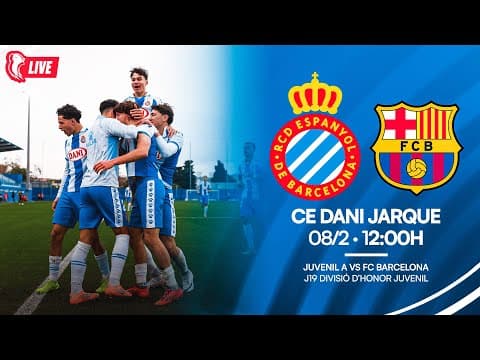 🔴 LIVE | ⚽ Juvenil A 🆚 FC Barcelona | J19 Divisió d’honor juvenil