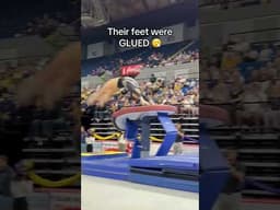 These landings were STUCK 👏 (via @lsugym/TT)