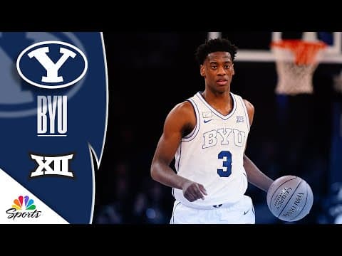 AJ Dybantsa highlights: Potential No. 1 pick thrives vs. Arizona State | Big 12 on NBC Sports