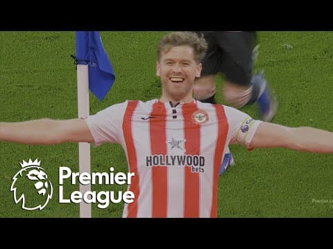Nathan Collins doubles Brentford's lead against Everton | Premier League | NBC Sports
