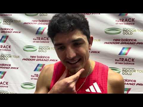 Bryce Hoppel Explains Race Tactics After 600m 3rd Place at NB Indoor Grand Prix