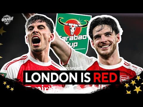 Arsenal defeat Chelsea to book spot in Carabao Cup FINAL