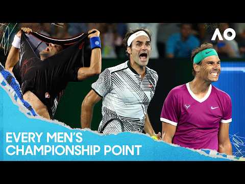 Every Men's Championhip Point This Century | Australian Open