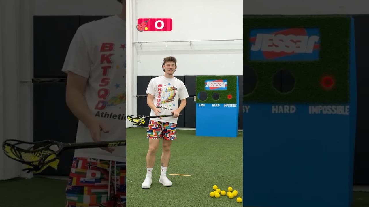Impossible Lacrosse Shot!