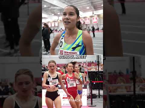 Jaelyn Williams made an attempt at Katelyn Tuohy's HS 3K Record at BU. She ran 9:07.39 for HS #5 AT