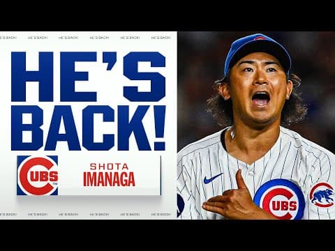 HE'S BACK! Shota Imanaga reportedly accepts Cubs' qualifying offer (Career highlights) | 今永昇太ハイライト