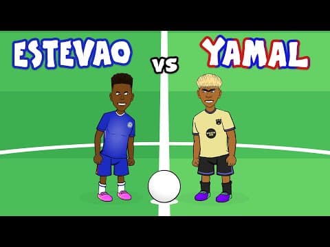 ESTEVAO vs YAMAL (Chelsea 3-0 Barcelona Champions League Highlights)