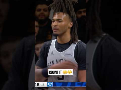 WATCH OUT 😤🫣 #nba #spurs #stephoncastle 📺 FanDuelSN SW