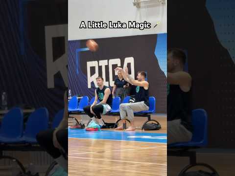 Just Luka doing Luka things at Slovenia’s practice!