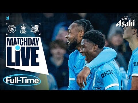 MATCHDAY LIVE! SEMENYO SCORES DEBUT GOAL IN BIG CITY WIN! | Man City 10-1 Exeter City | FA Cup