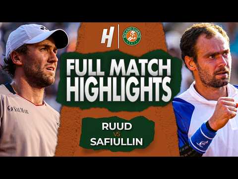 Casper Ruud vs Roman Safiullin - FULL Match Highlights | Roland Garros 2026
