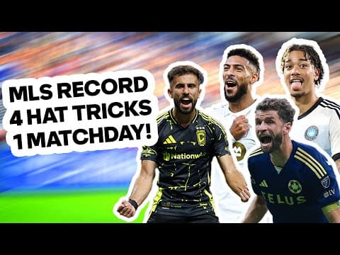 MLS History Made! | Müller, Toklomati, Rossi & Bouanga Each Score 4 Hat Tricks in Single Night