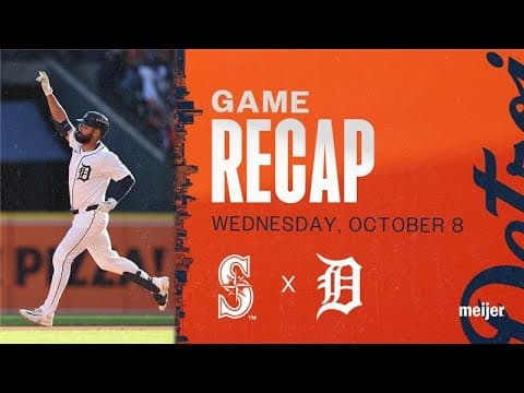 Game Highlights: Tigers Offense Powers Win, Forces ALDS Game 5 Back in Seattle | 10/8/25