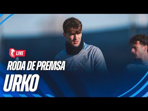 🔴 LIVE | 🎥 Roda de premsa d’Urko González de Zárate