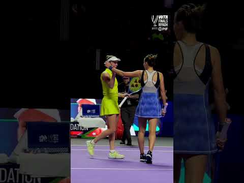 Elise Mertens & Veronika Kudermetova are two-time champs at the WTA Finals! 🏆#wta #champions