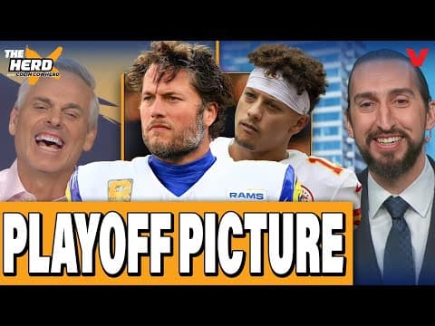 Colin Cowherd & Nick Wright DEBATE NFL playoff predictions, Shedeur Sanders, Bears | THE HERD