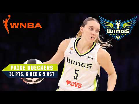 Paige Bueckers drops 31 PTS in the Wings' win over the Mercury 🔥| WNBA on ESPN