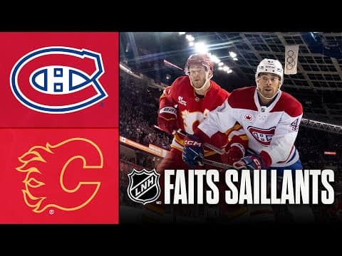 Canadiens vs Flames 22/10/25 | Faits saillants