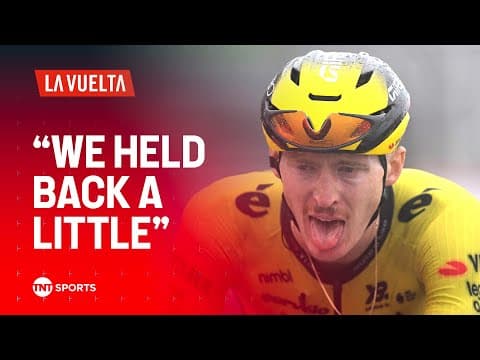 2025 La Vuelta a España Stage 5 REACTION: Matteo Jorgenson reacts after thrilling time trial 💪