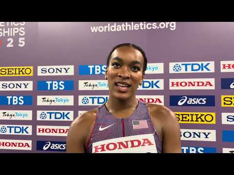 Jasmine Jones Feels Better Than She Ever Has After 400mH Semis at 2025 Tokyo World Championships