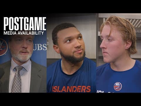 New York Islanders Postgame Availability | NYI at PHI (10/25/25)