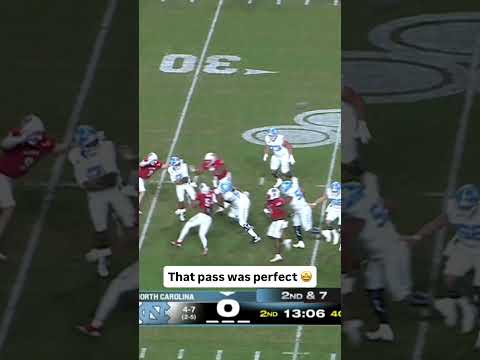 Right on the money 💰 #unctarheels #uncfootball  #accfootball #football #collegefootball #sports #cfb