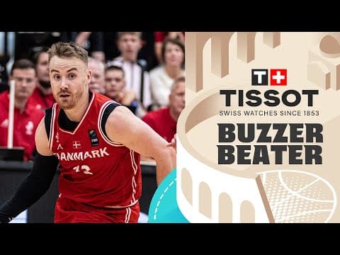 Adam Heede-Andersen | 🚨 TISSOT Buzzer Beater | FIBA Basketball World Cup 2027 European Qualifiers