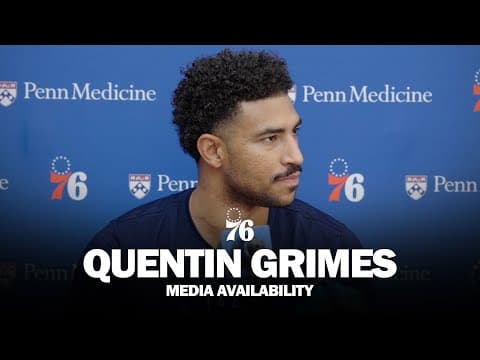 Philadelphia 76ers Practice Media Availability 🎙️ | Quentin Grimes | 10.21.25
