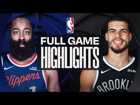 CLIPPERS at NETS | FULL GAME HIGHLIGHTS | January 9, 2026