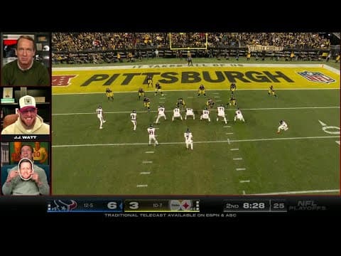 J.J. Watt reacts to C.J. Stroud’s TD pass to Christian Kirk | ManningCast