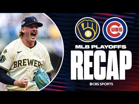 Brewers blitz Cubs early, take 1-0 series lead | NLDS Recap