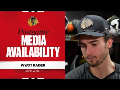 "It's just kind of an anomaly." | Wyatt Kaiser Postgame 11.23.25