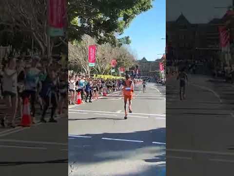 Eliud Kipchoge, King of the people 👑 #nnrunningteam #sydneymarathon