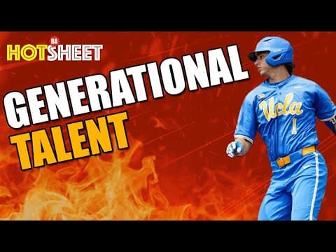 Roch Cholowsky & Grady Emerson headine loaded '26 draft; MLB draft odds as AFL begins | Hot Sheet