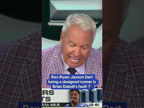 Rex Ryan says Brian Daboll put Jaxson Dart in RB situations 😅