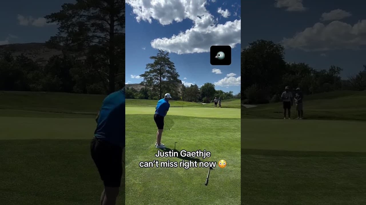 Gaethje hit the golf course after winning undisputed lightweight title 🏆 (via @justingaethje_/TT)