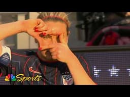 USWNT captain Lindsey Heaps FIRES her side to 1-0 lead v. Argentina | NBC Sports