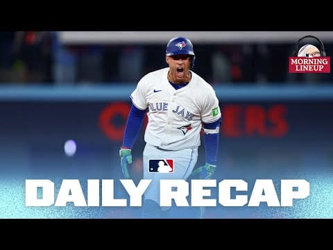 George Springer's homer sends the Blue Jays to the World Series | Morning Lineup (MLB Daily Recap)