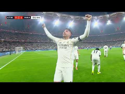 WHAT A GOAL 😱 Fede Valverde CANNONS a free kick from distance early in Madrid Derby 🎯 | ESPN FC