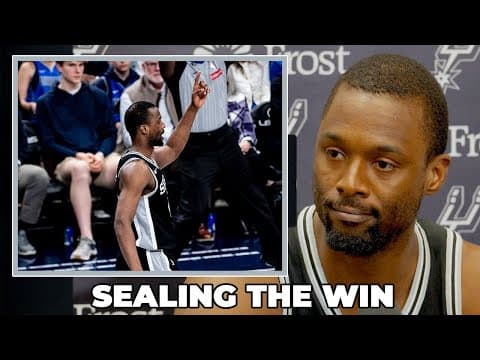 Harrison Barnes on Fourth Quarter Stops Against Dallas