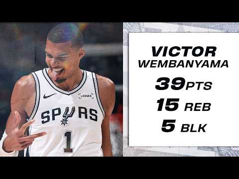 WATCH WEMBY DOMINATE THE FLOOR ON BOTH ENDS!