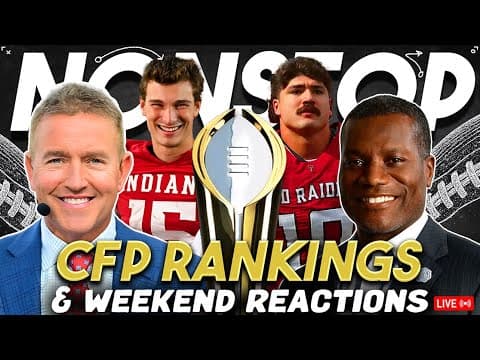 College Football Chaos: Indiana’s Shocker, Texas Tech Rolls, CFP Rankings Update | Nonstop Ep. 9