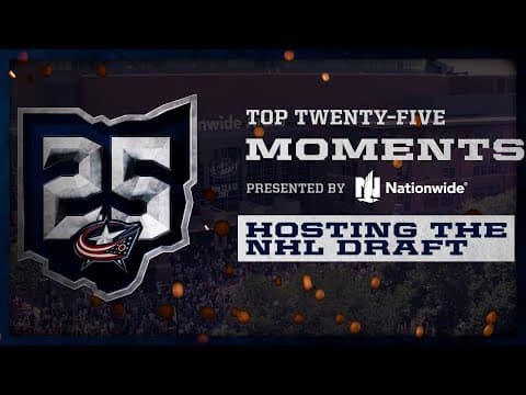 Blue Jackets Host the 2007 NHL Draft 🤩 CBJ Select Jakub Voracek with the 7th Pick! | Top 25 Moments