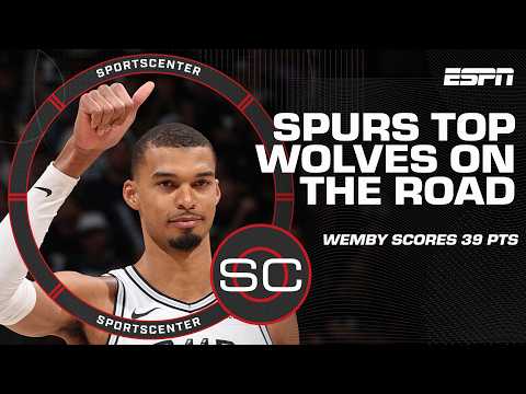 Spurs-Timberwolves Game 3 Reaction 🍿 Victor Wembanyama GOES OFF | SportsCenter