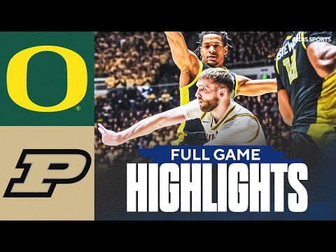 No. 12 Purdue Boilermakers vs Oregon Ducks | Extended Game Highlights