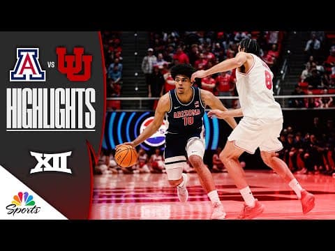 No. 1 Arizona vs. Utah | COLLEGE BASKETBALL HIGHLIGHTS | 1/3/26 | NBC Sports