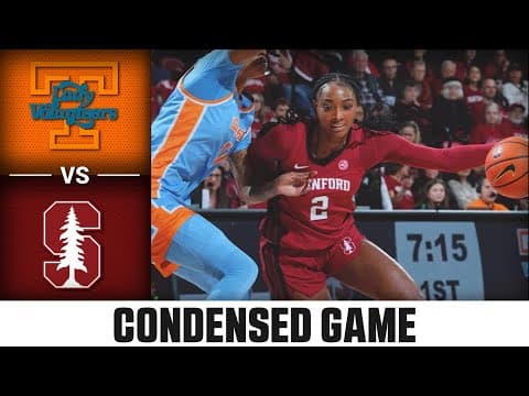 Tennessee vs. Stanford Condensed Game | 2025-26 ACC Women's Basketball